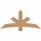 Ekena Millwork Alberta Smooth Timber Gable Bracket, Western Red Cedar, 60"W x 27"H x 5 1/2"D x 5 1/2"F, 11/12 Pitch GBW060X27X0606ALB00SWR - alternate 1